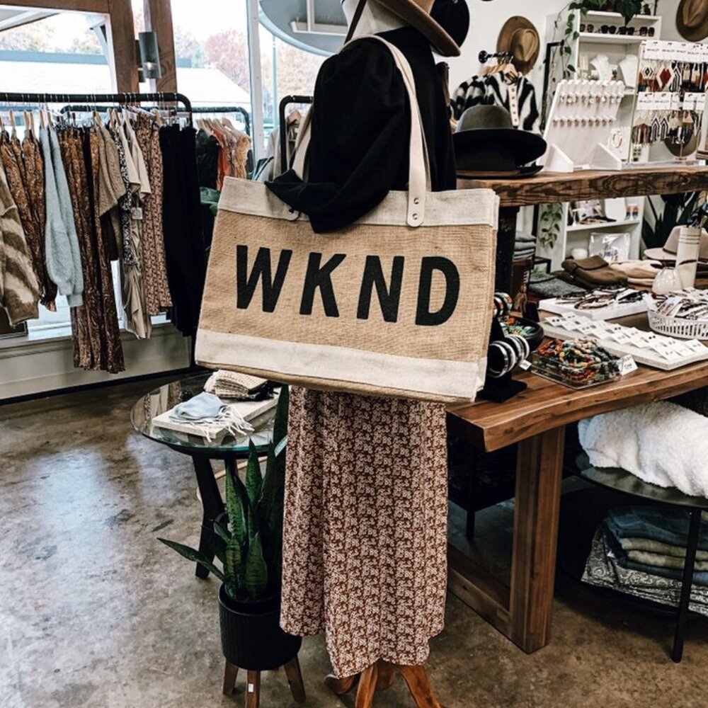 Santa Barbara Designs Natural Market Tote - WKND/NWT - Picture 4 of 13